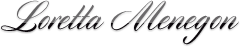 loretta menegon logo