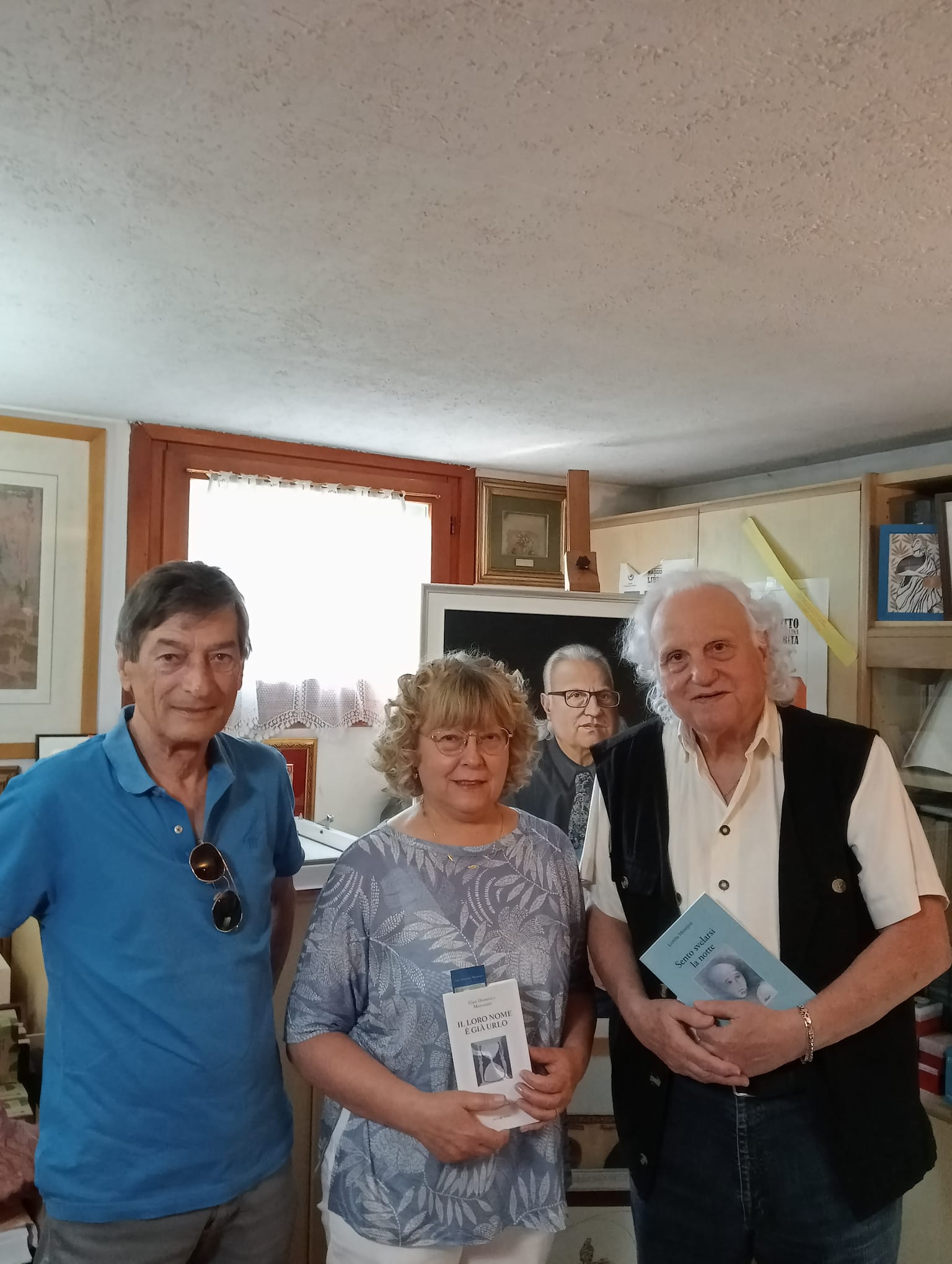 L'autrice con Gian Domenico Mazzocato